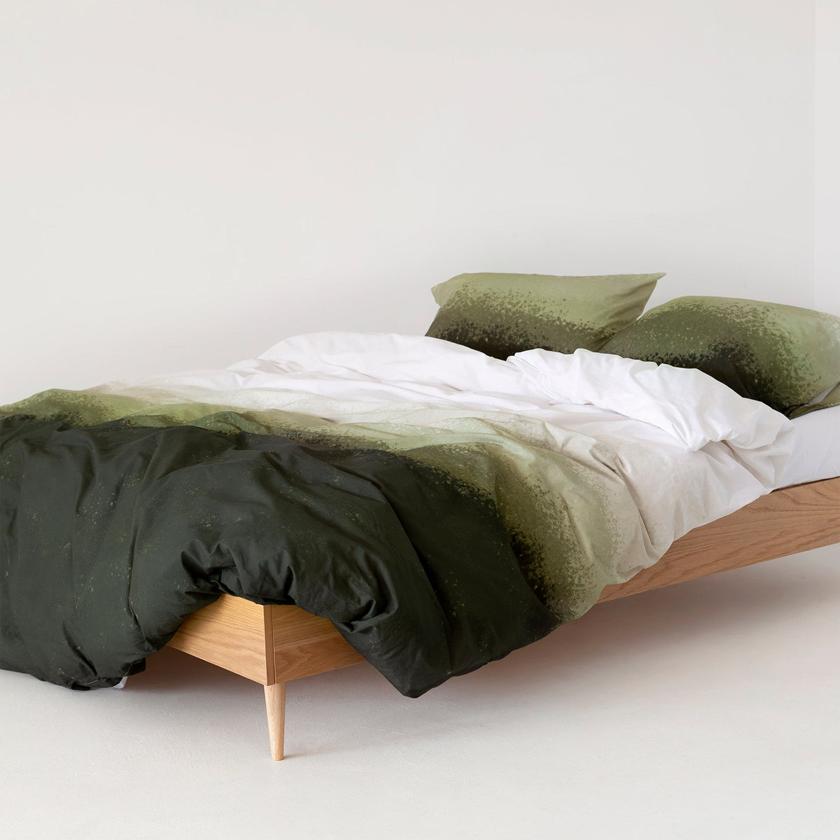 Nightfall Duvet Cover - Olive Green