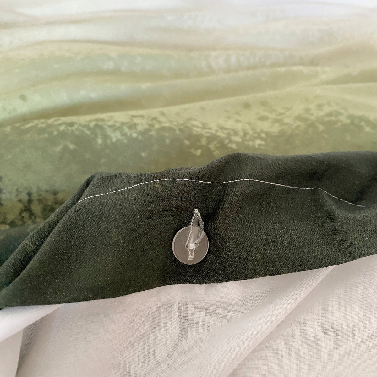 Nightfall Duvet Cover - Olive Green