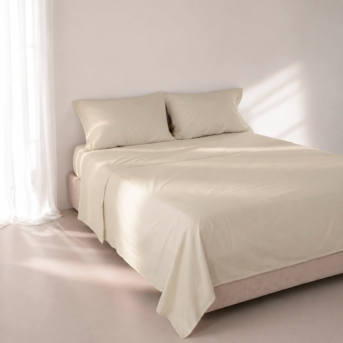 Basic Flat sheet Beige