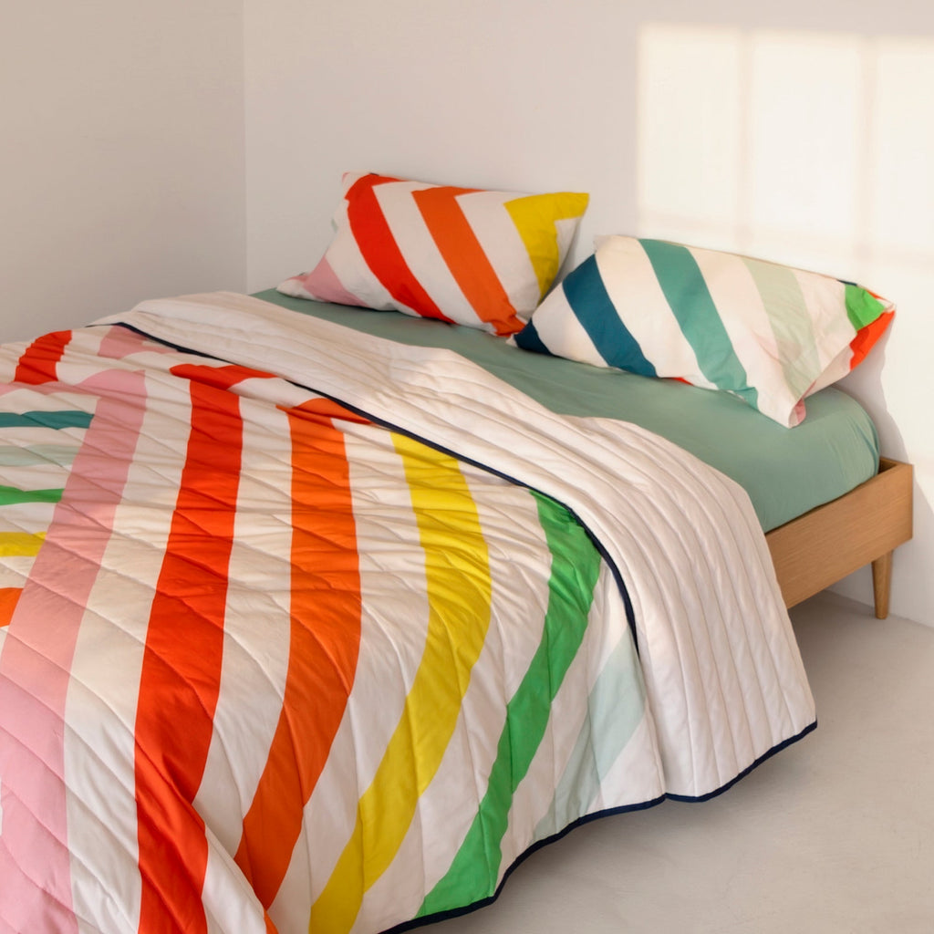 Happy Stripes Bedspread - Multicolour