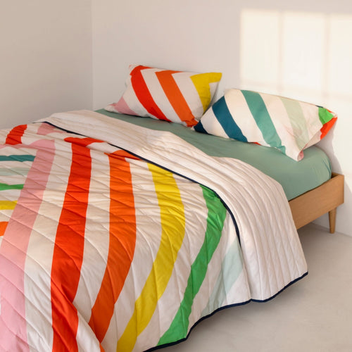 Couvre-Lit Happy Stripes - Multicolore