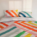 Happy Stripes Bedspread - Multicolour