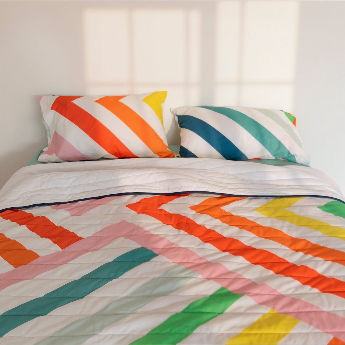Happy Stripes Bedspread - Multicolour