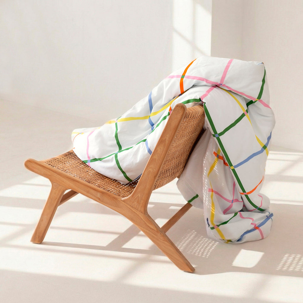 Color Lines Duvet Cover - Multicoloured