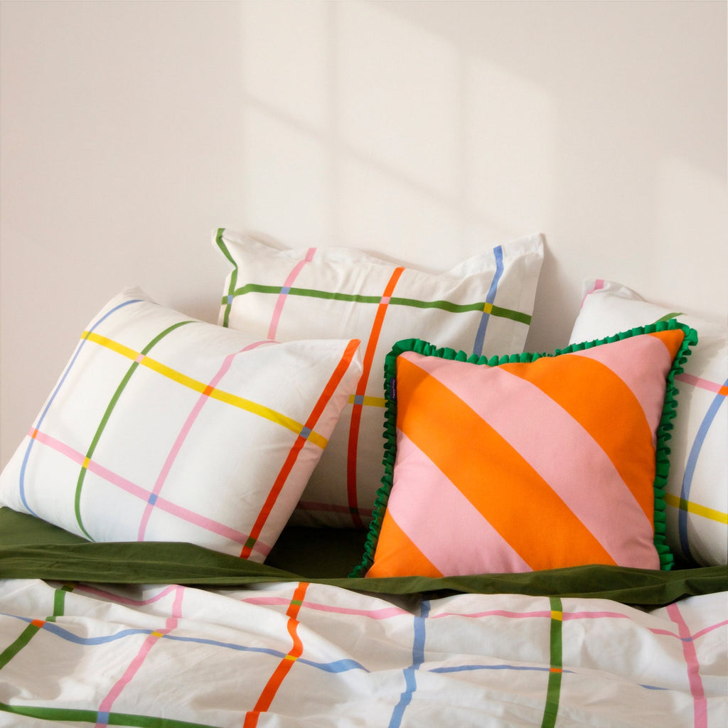 Federa Per Cuscino Color Lines - Multicolore