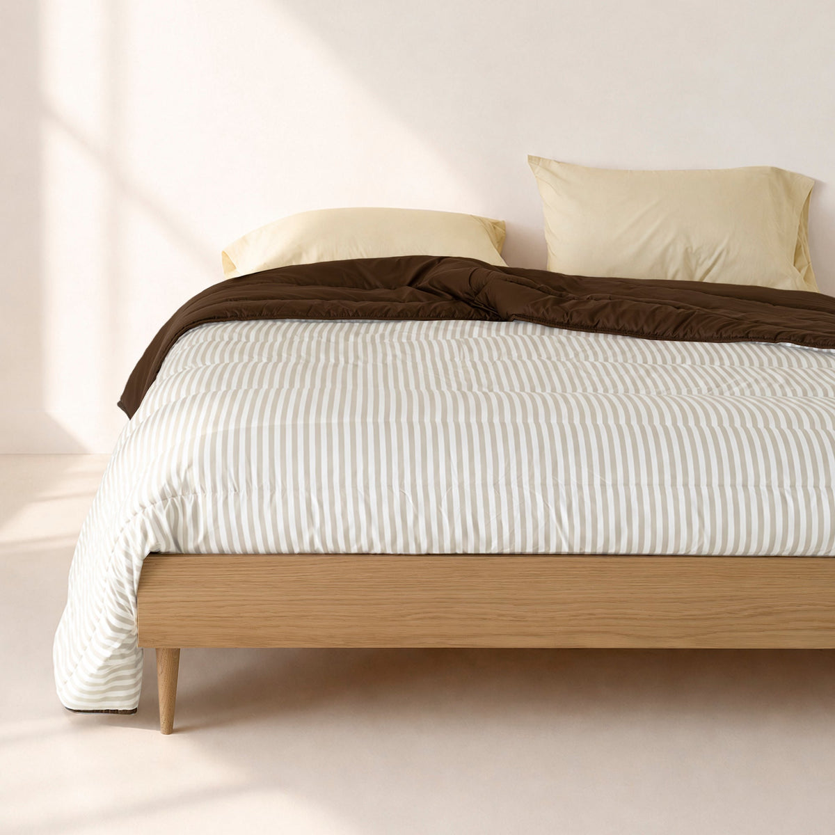 Layering Beige Bedspread