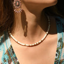 Collier White Opal