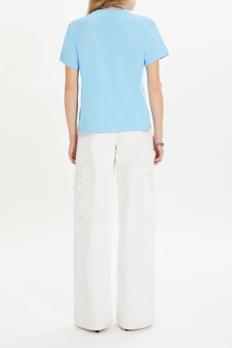 Tee Shirt - Bleu - Femme