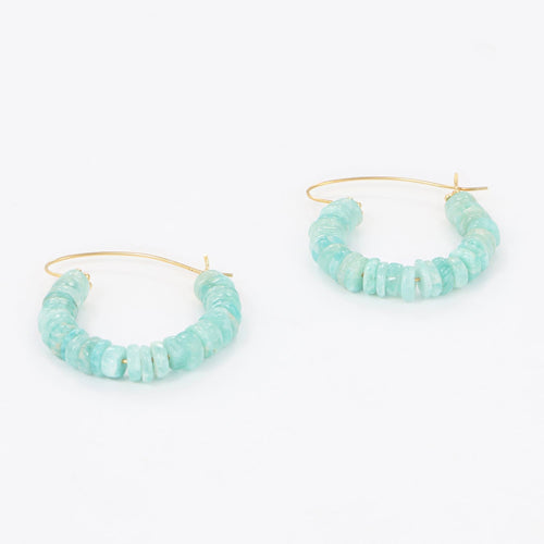 Boucle D'Oreille Amazonite