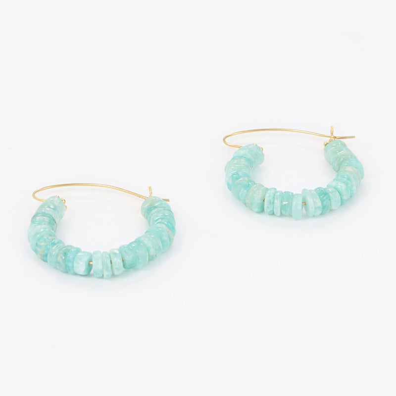 Boucle D'Oreille Amazonite