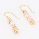 Boucle D'Oreilles Quetzal Pink Opale