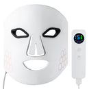 Masque Led Visage Luminotherapie 4 Couleurs - Blanc - Mixte