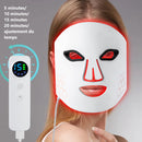 Masque Led Visage Luminotherapie 4 Couleurs - Blanc - Mixte
