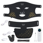 Máscara de luminoterapia LED para rostro y cuello.