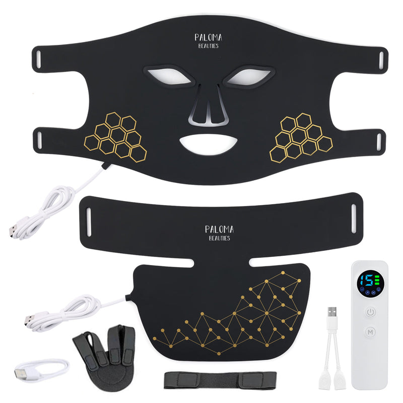 Led Face and Neck Luminotherapy Mask
