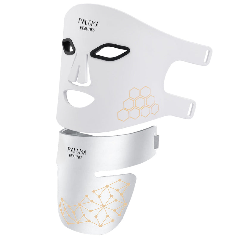Led Face and Neck Luminotherapy Mask