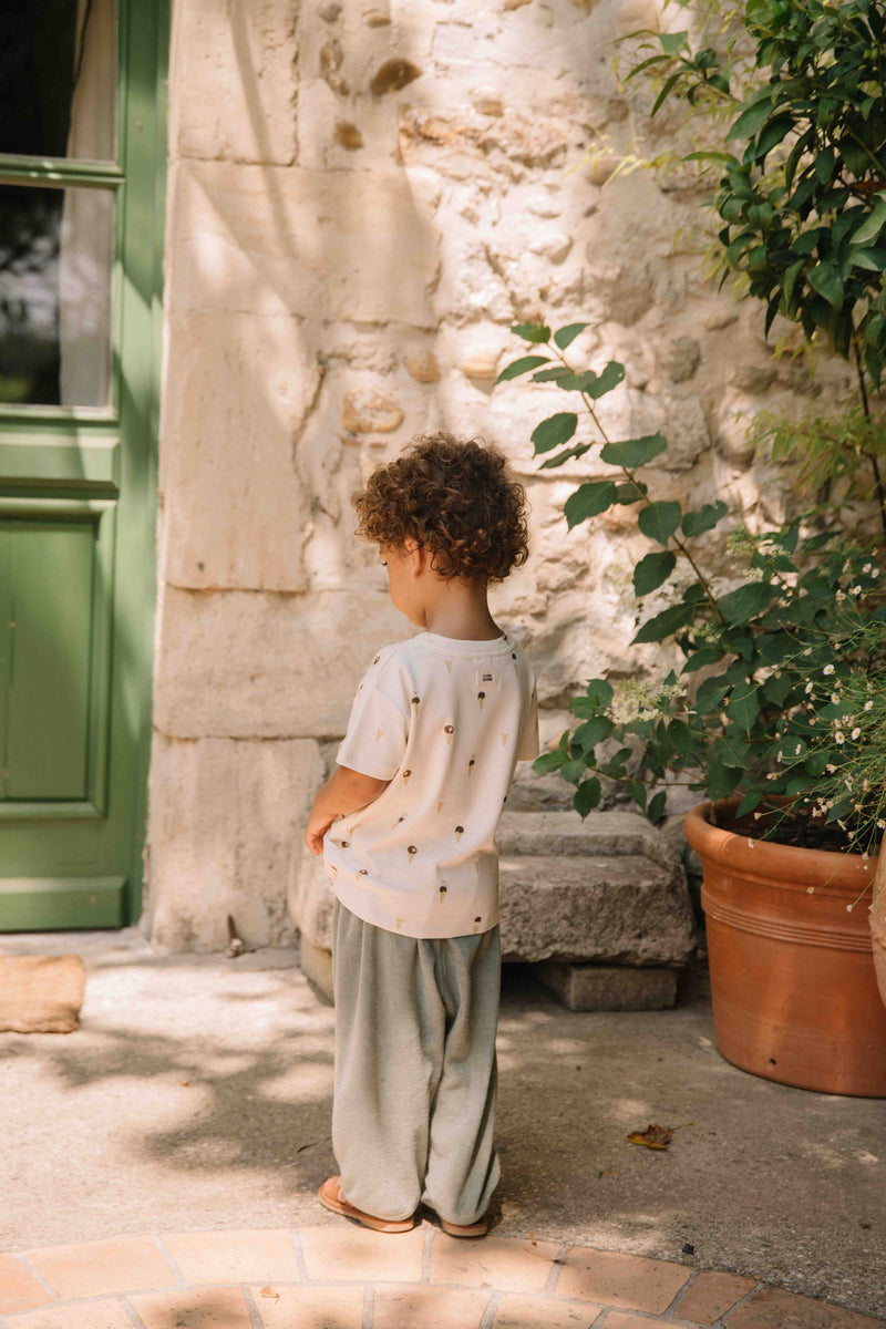 Camiseta Punto Essential Crudo Helado