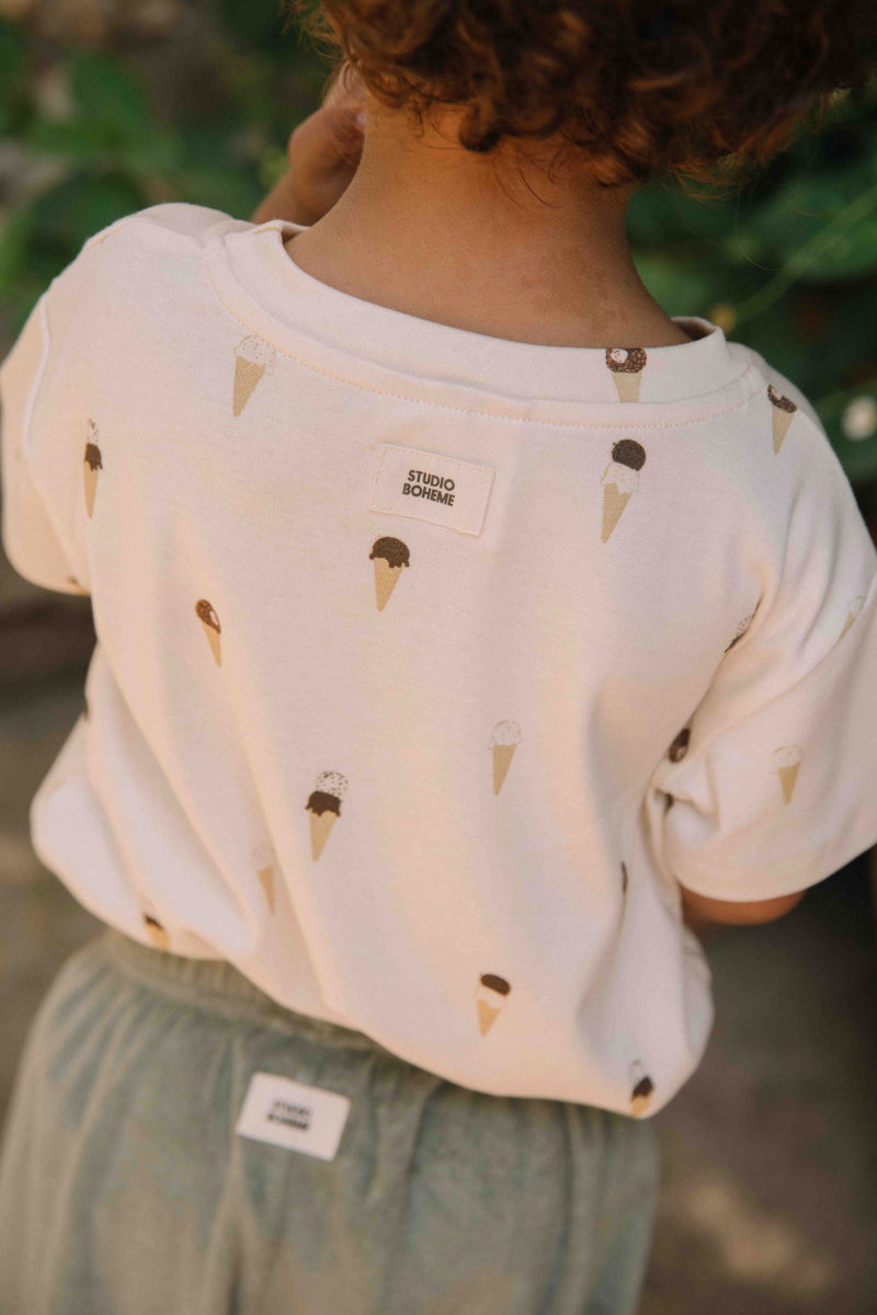 Camiseta Punto Essential Crudo Helado