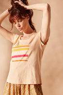 Teebiza T-Shirt - Peach