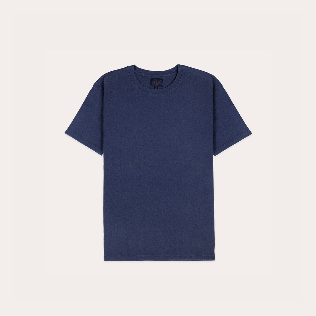 Tee-Shirt En Coton Et Lin Bleu Nautique