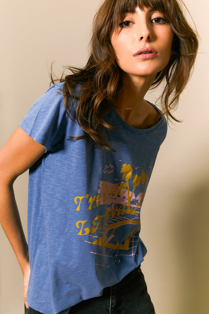 T-SHIRT VIRGINIA DENIM