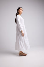 Robe Longue - Telia - Blanc