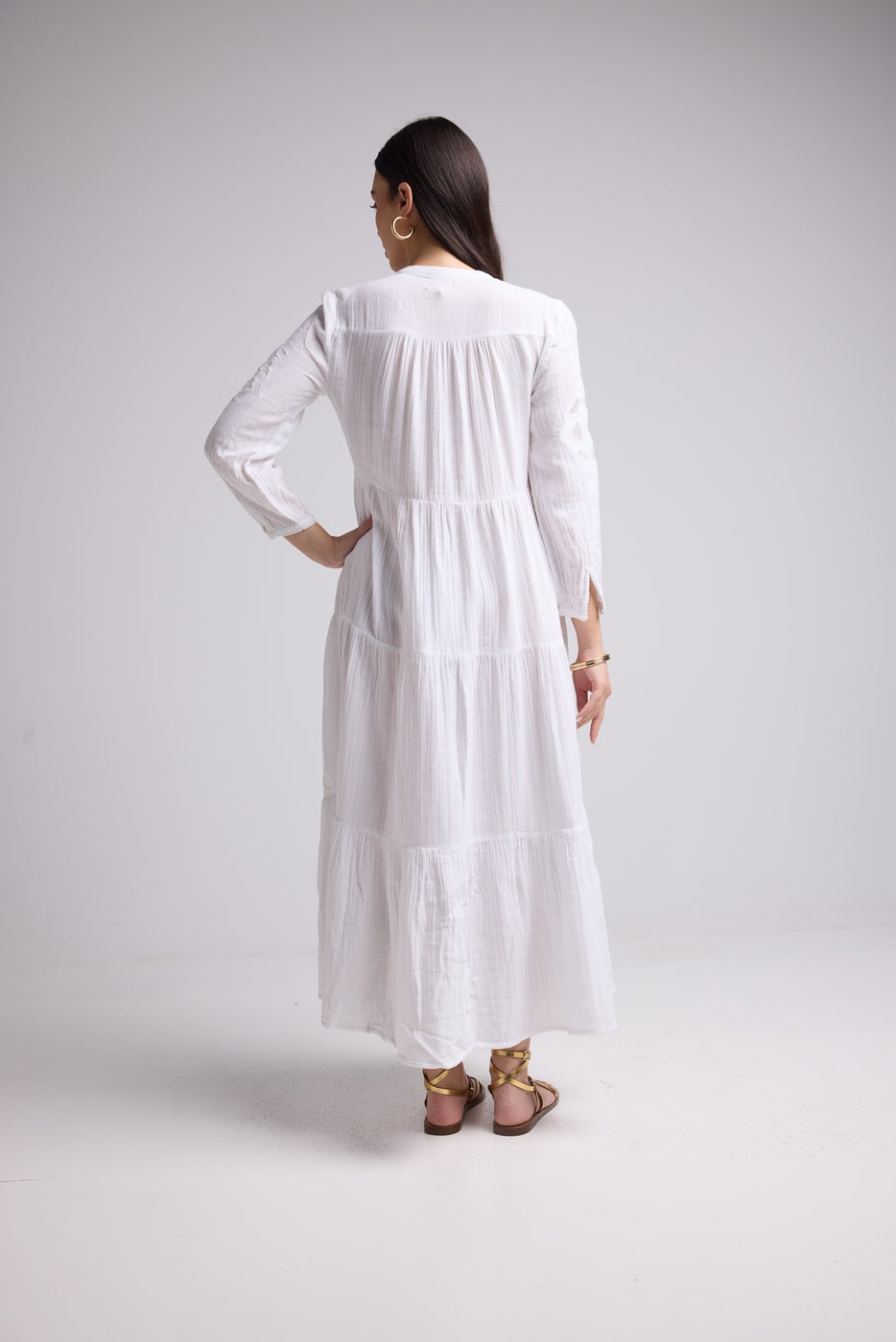 Robe Longue - Telia - Blanc