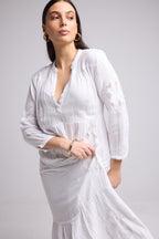 Robe Longue - Telia - Blanc