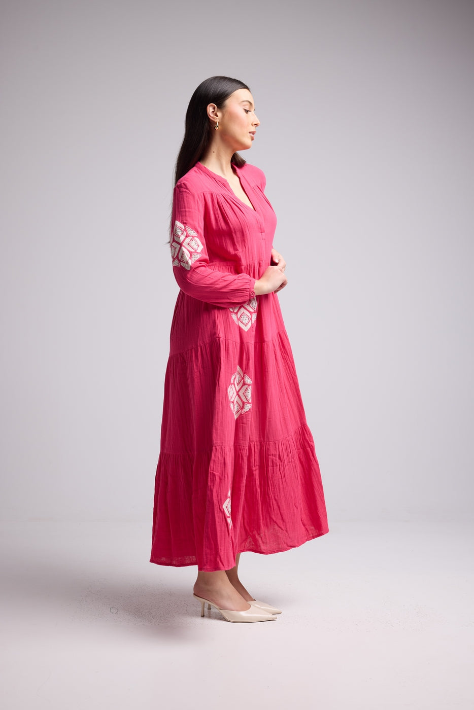 Robe Longue - Telia - Rose