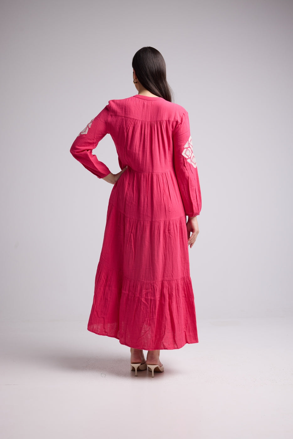 Robe Longue - Telia - Rose