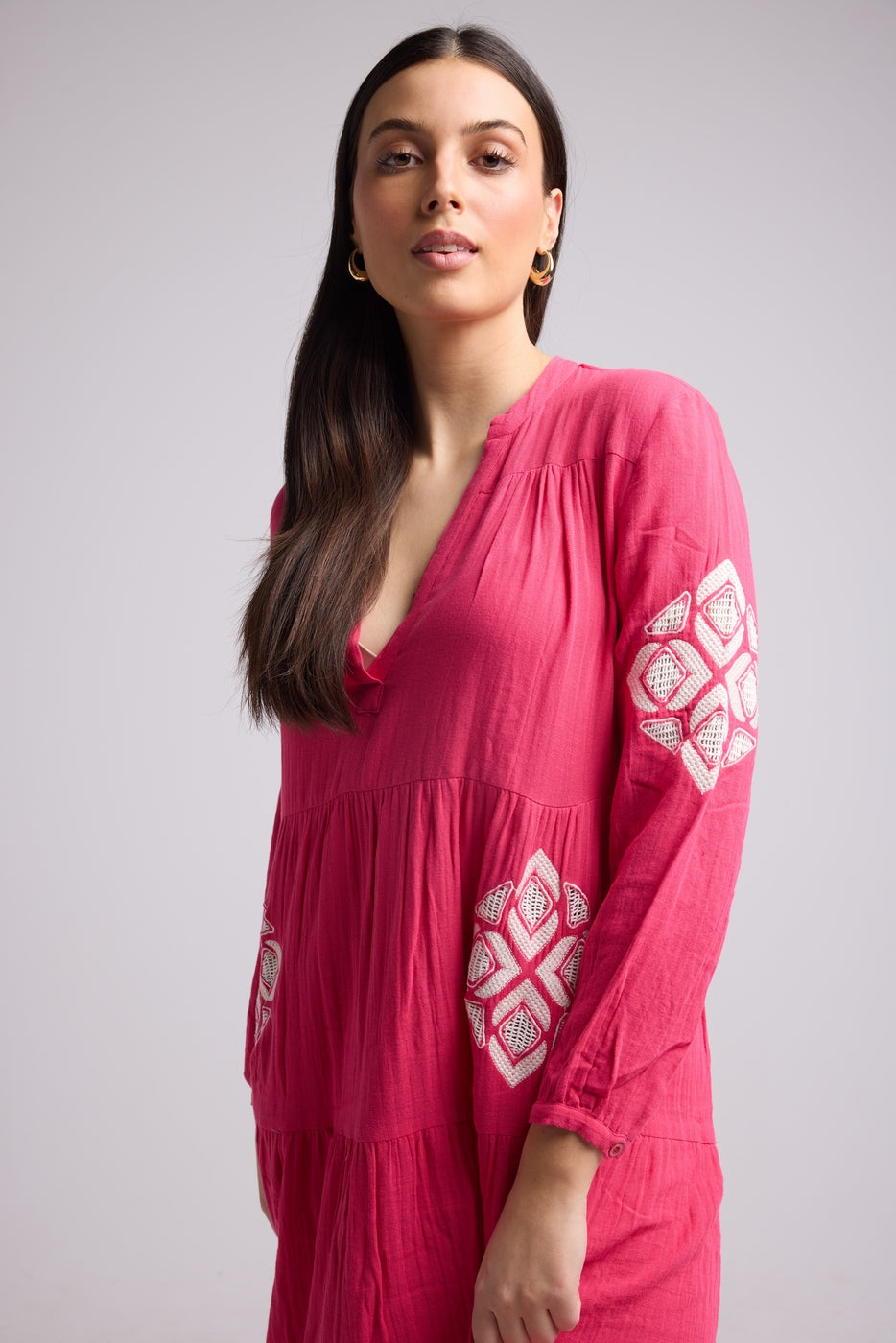 Robe Longue - Telia - Rose