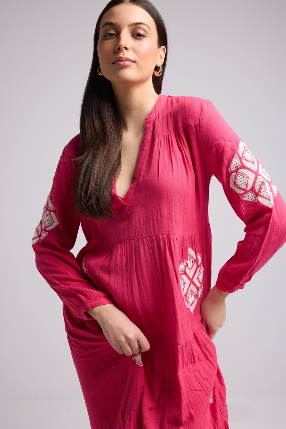 Robe Longue - Telia - Rose
