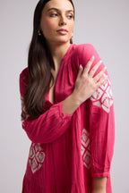 Robe Longue - Telia - Rose
