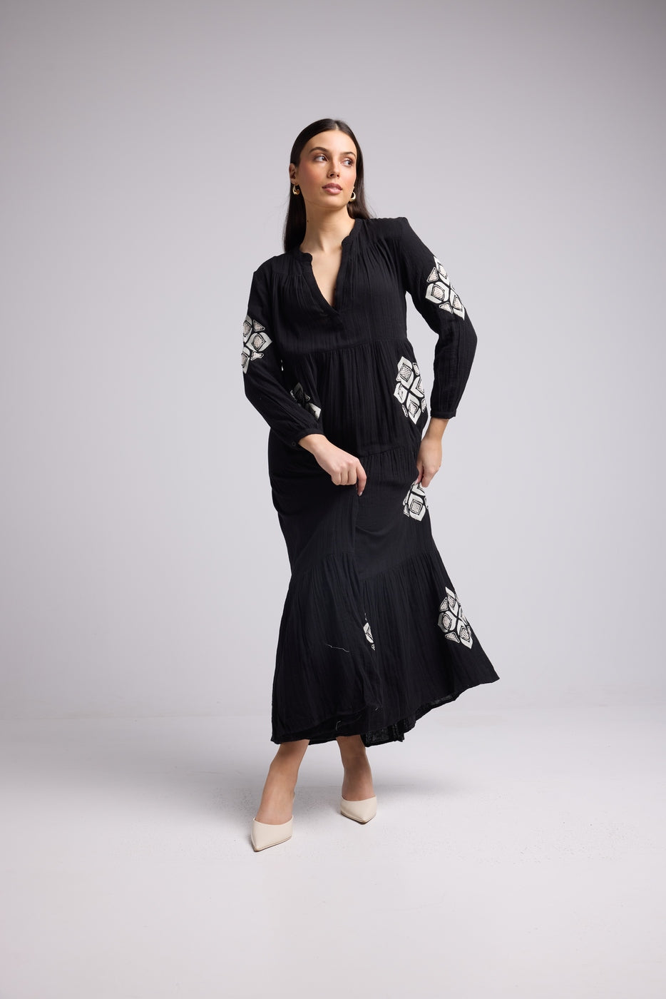 Robe Longue - Telia - Noir