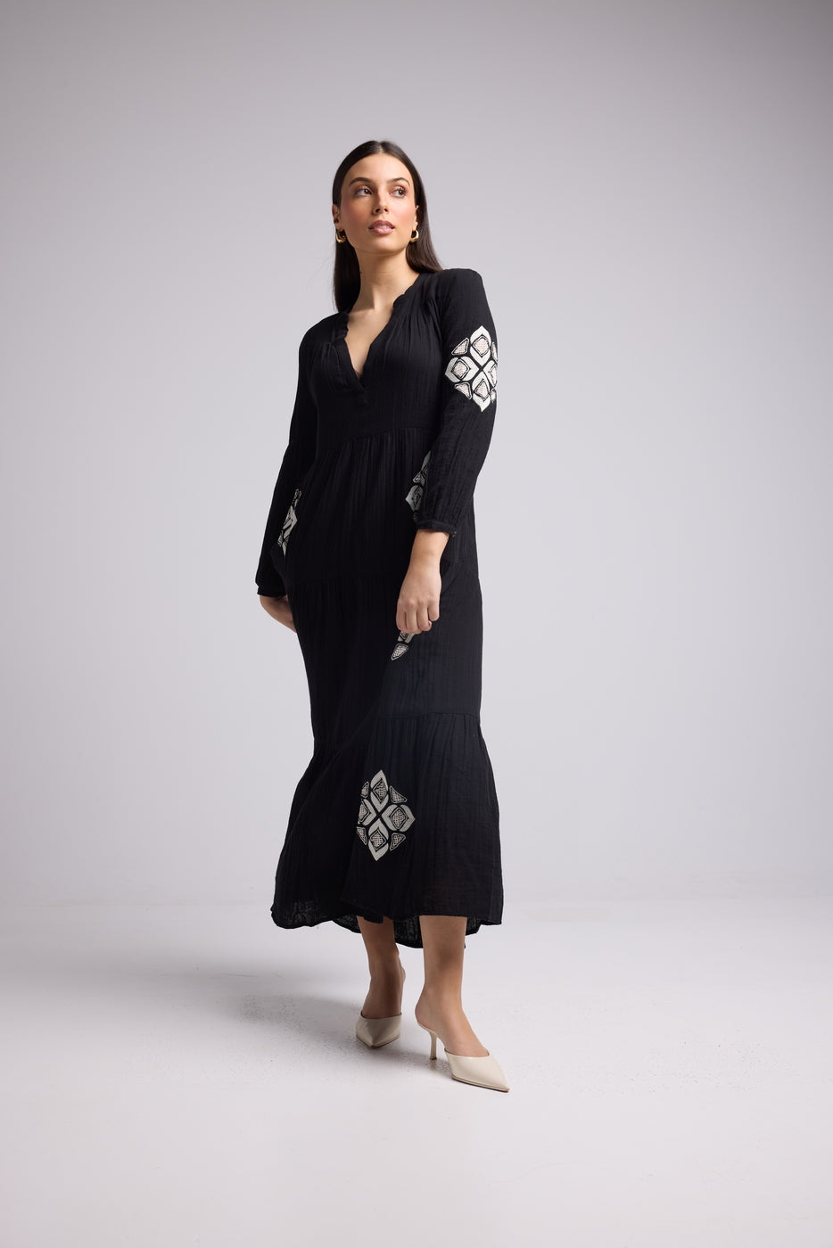 Robe Longue - Telia - Noir