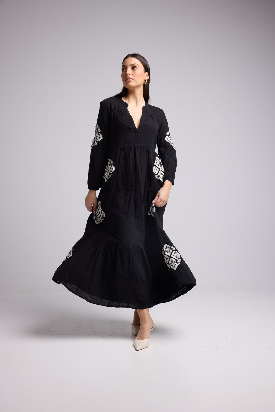 Robe Longue - Telia - Noir