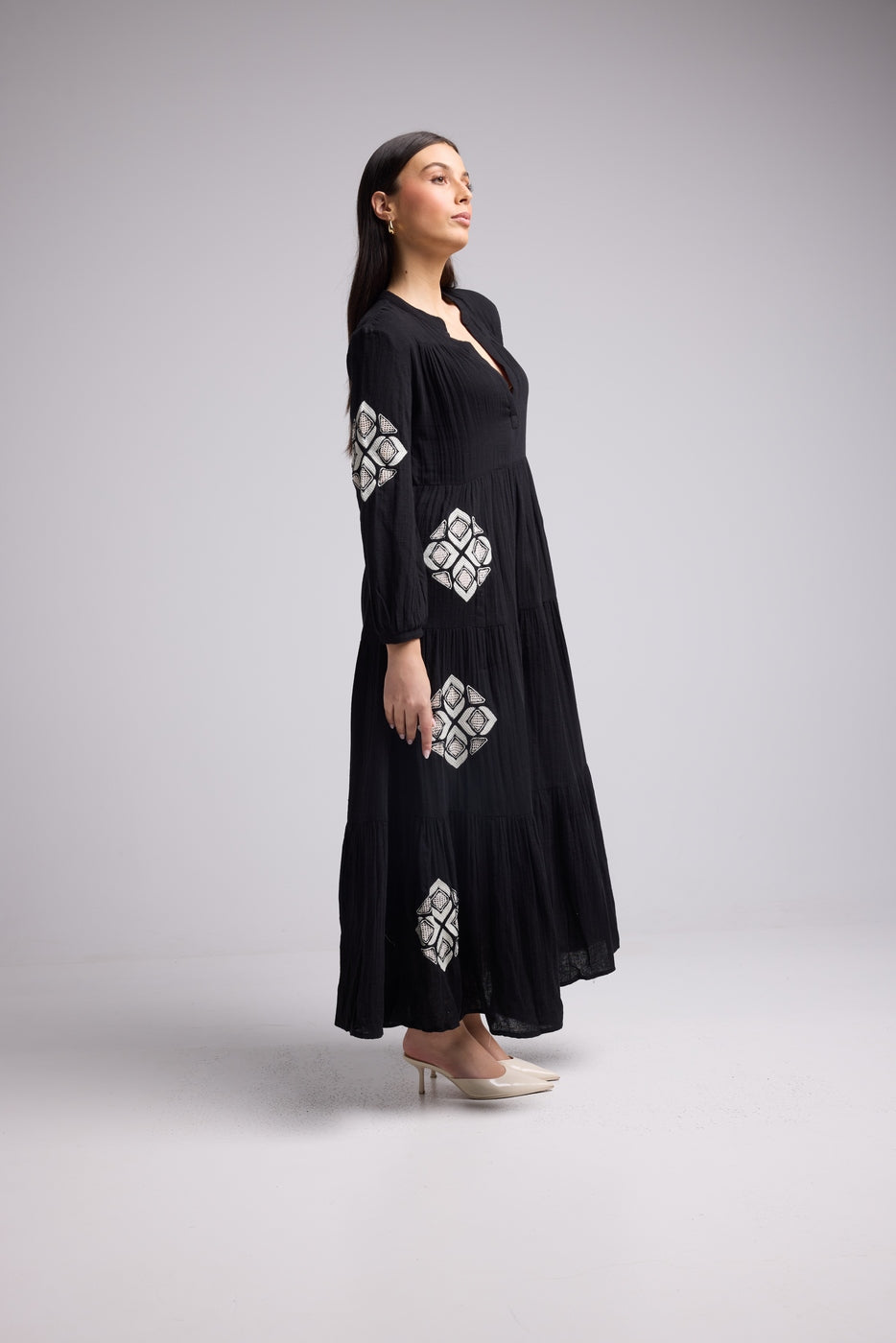 Robe Longue - Telia - Noir