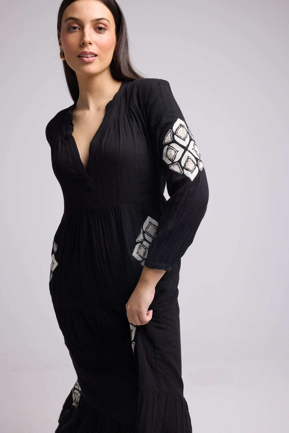 Robe Longue - Telia - Noir