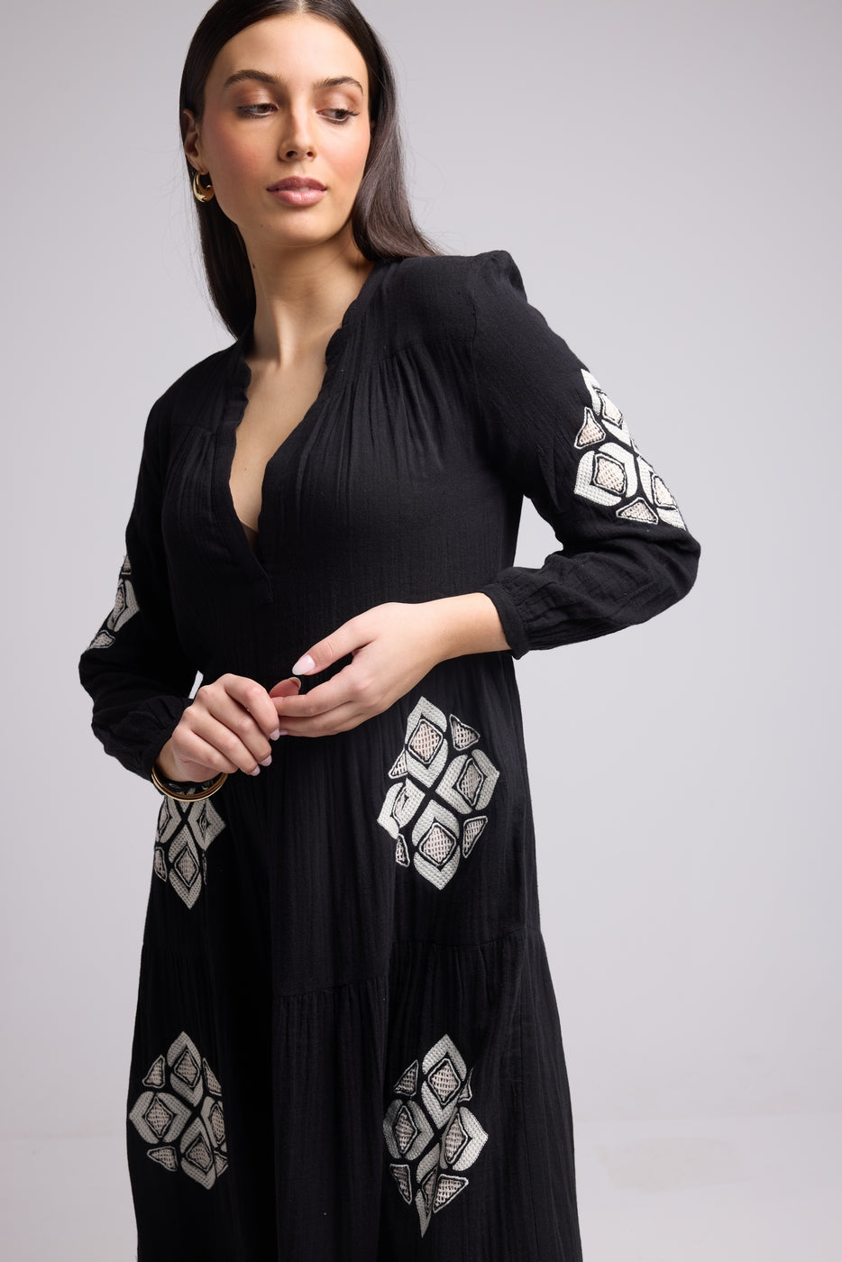 Robe Longue - Telia - Noir