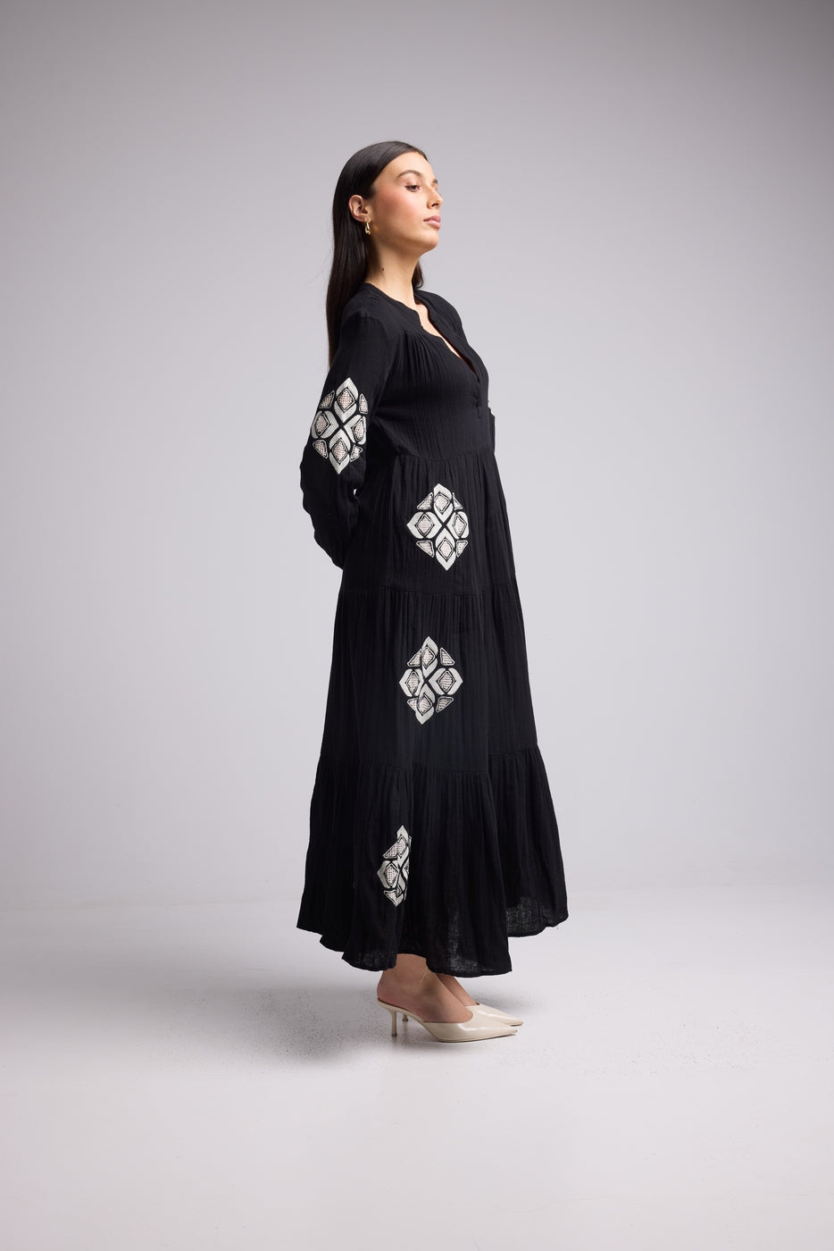 Robe Longue - Telia - Noir