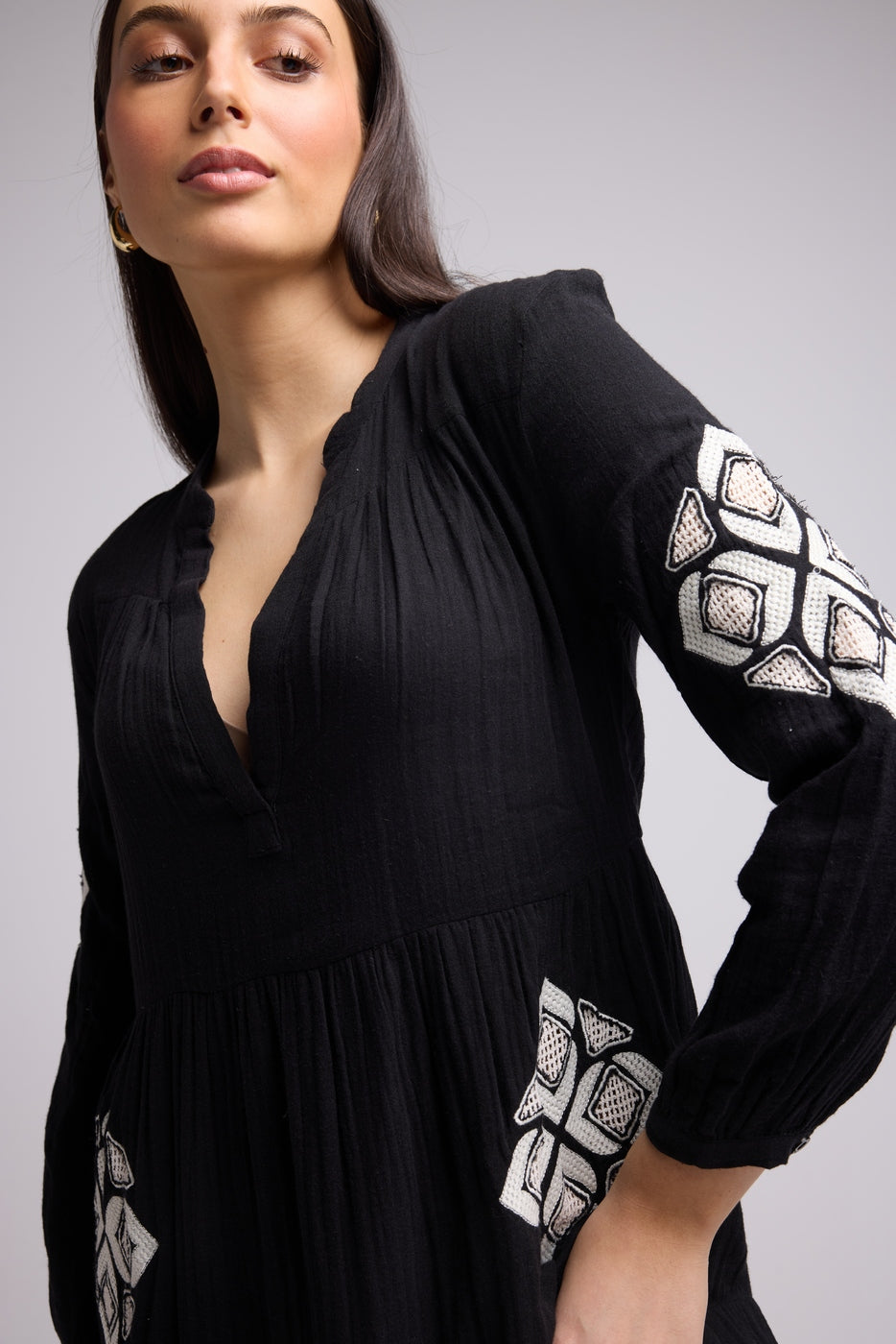 Robe Longue - Telia - Noir