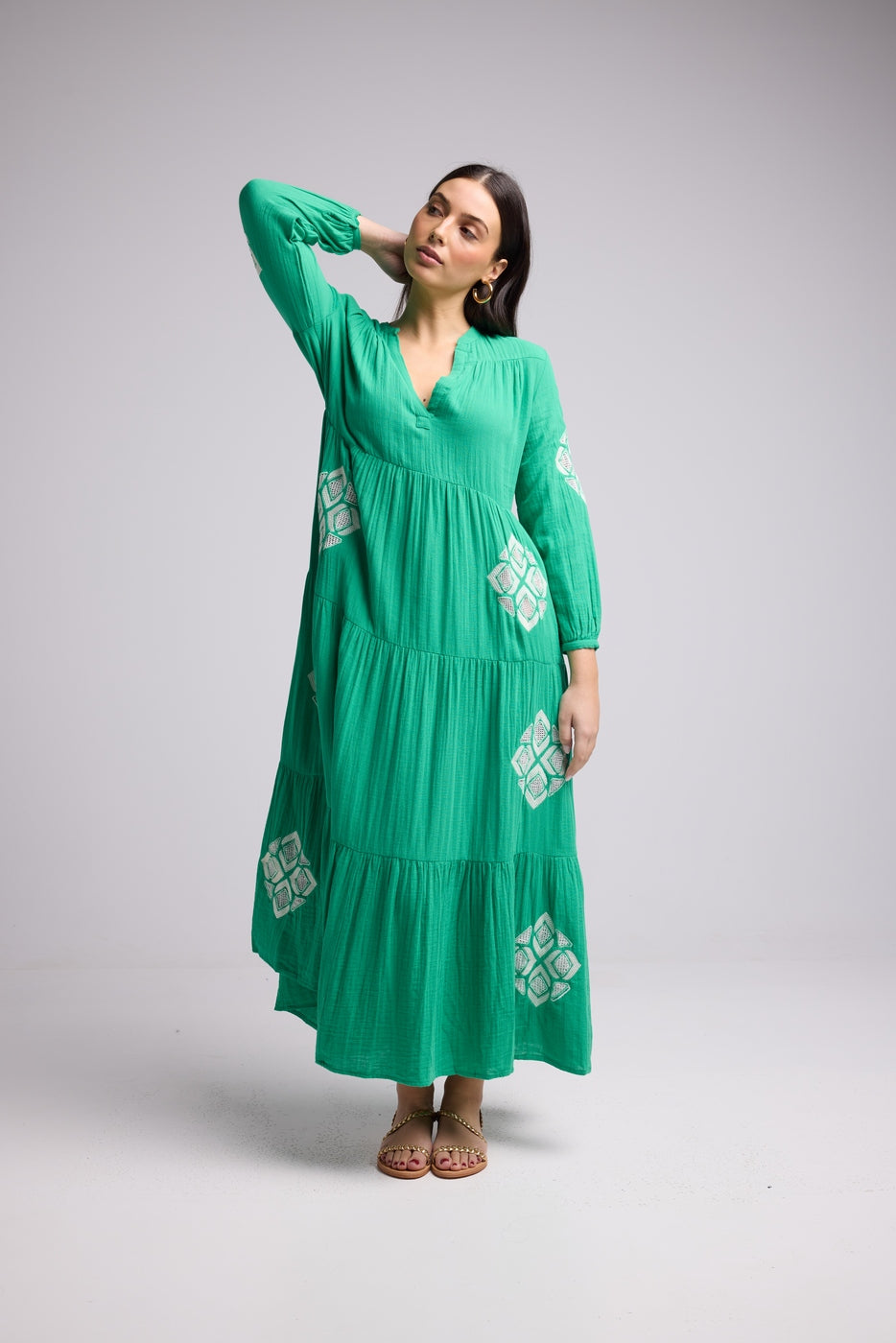 Robe Longue - Telia - Vert