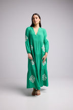 Robe Longue - Telia - Vert