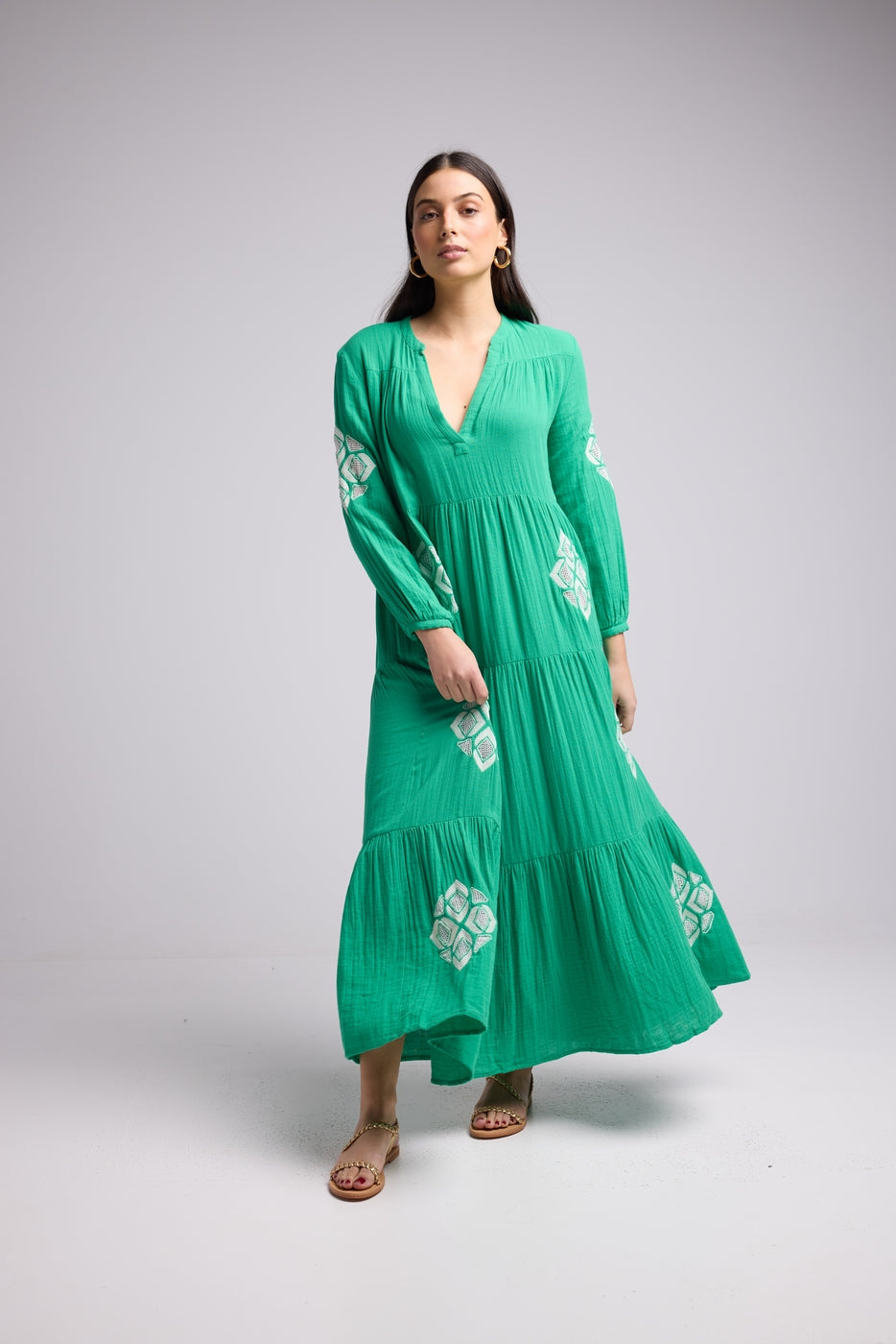 Robe Longue - Telia - Vert