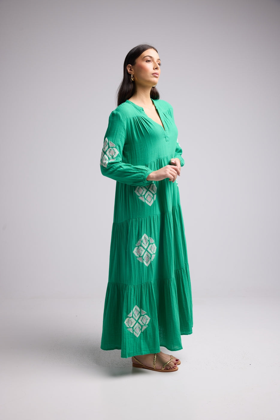 Robe Longue - Telia - Vert