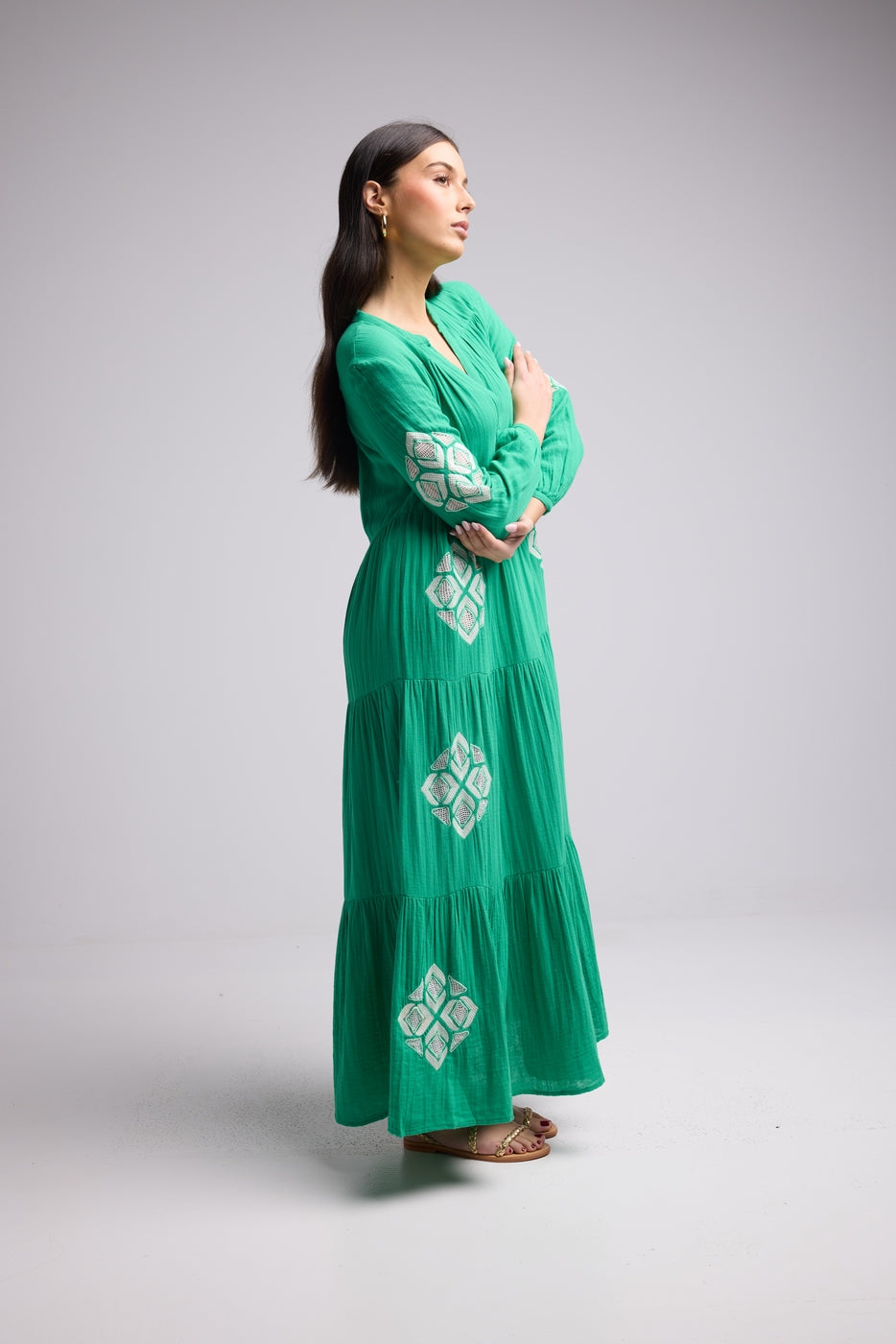 Robe Longue - Telia - Vert