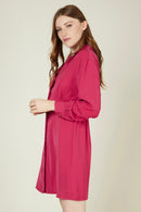 ROBE COURTE FUCHSIA - Andy & Lucy