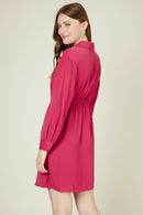 ROBE COURTE FUCHSIA - Andy & Lucy