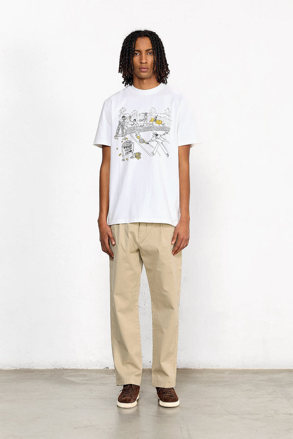 T-shirt Tennis Courts White