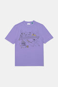 T-Shirt Tennis Courts Purple